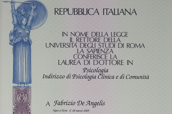 laurea in psicologia e psichiatria